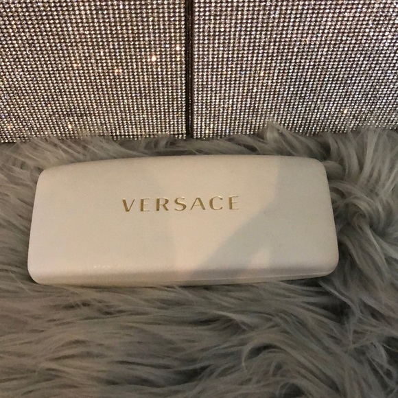 Versace sunglass case white velvet velour inside - Picture 3 of 6
